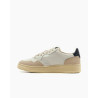 Man Leat/suede Wht/blue