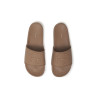 ISLA SLIDES - CAMEL MONOGRAM