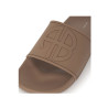 ISLA SLIDES - CAMEL MONOGRAM