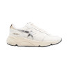 Running Nappa Upper Laminated White/silver/gold