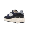 Running Sole Net And Suede Upp Silver/blue/grey