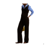 Woven-wide Leg-pants