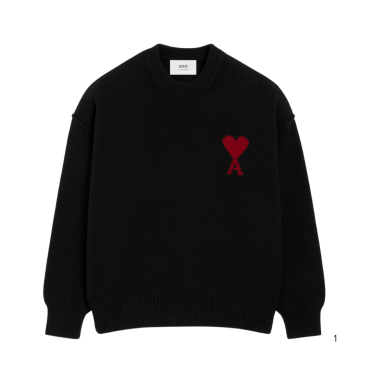 Crewneck Sweater With Contrast