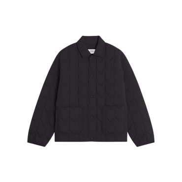 Quilted Blouson Black-l