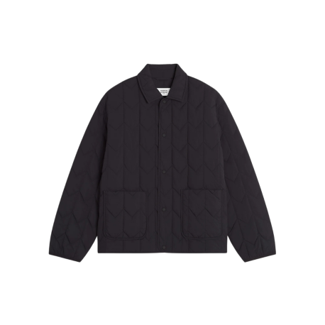 Quilted Blouson Black-l