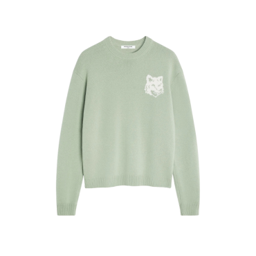 Fox Head Intarsia Merino Jumpe