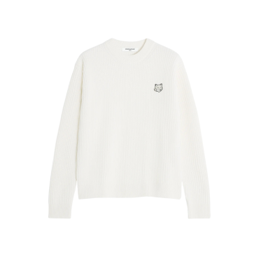 Fox Head Wool Ribbed Jumper Ec