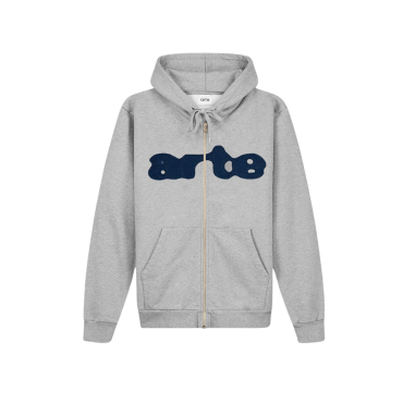 Embroidery Zip Hoodie