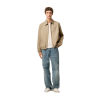 Zipped Jacket With Embossed Am