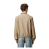 Zipped Jacket With Embossed Am