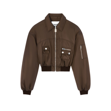 Duchesse Nylon Bomber Jacket