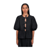 Cotton Poplin Peplum Blouse