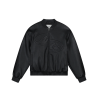 Half Logo Leather Jacket