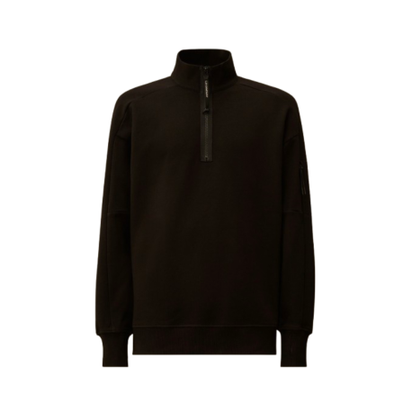 Diagonal Raised Fleece Half Zi