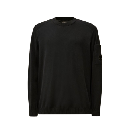 Cotton Crepe Crewneck Lens Swe