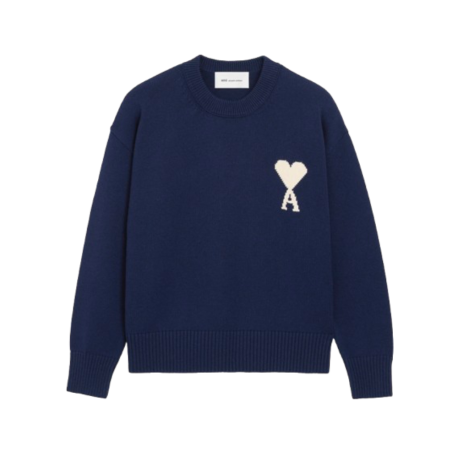 Crewneck Sweater With Contrast