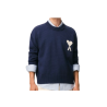 Crewneck Sweater With Contrast