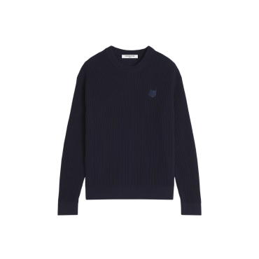 Fox Head Cotton Ribbed Jumper