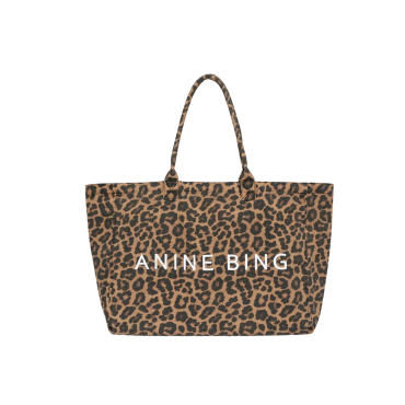 Leo Canvas Tote - Black And Br