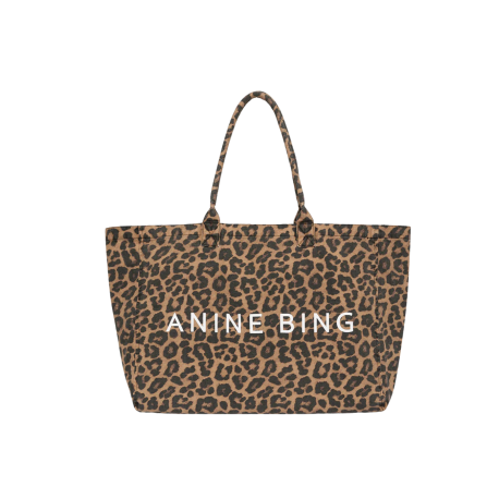 Leo Canvas Tote - Black And Br