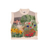 Printed Hand Embroidered Sleev