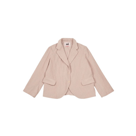 Plain Woven Velvet Jacket With