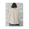Plain Woven Velvet Jacket With