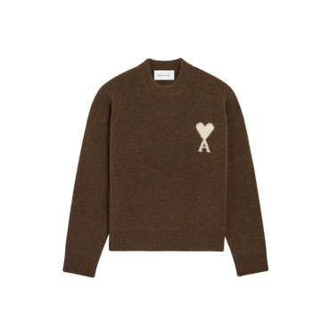 Crewneck Sweater With Ami De C