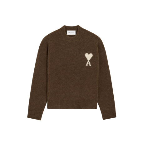 Crewneck Sweater With Ami De C