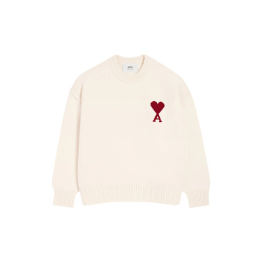 Crewneck Sweater With Contrast