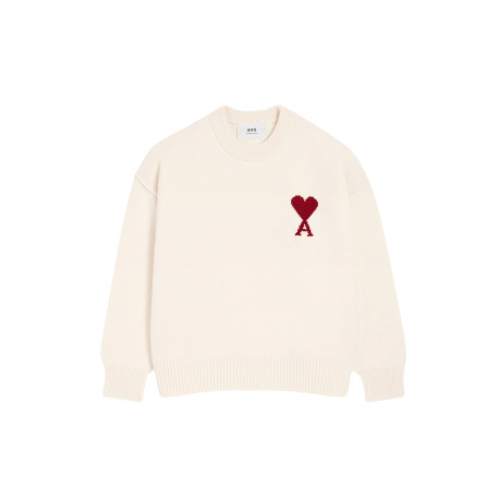Crewneck Sweater With Contrast