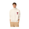 Funnel Neck Sweater With Contr