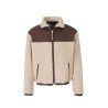 Zipped Jacket With Nylon Detai