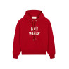 Hoodie With Ami Paris Felt Emb