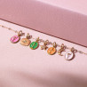 PENDENTIF GIGI - LUNE OR ROSE DIAMAND