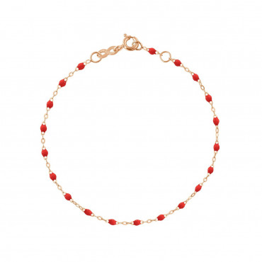 BRACELET GIGI - OR ROSE RESINE